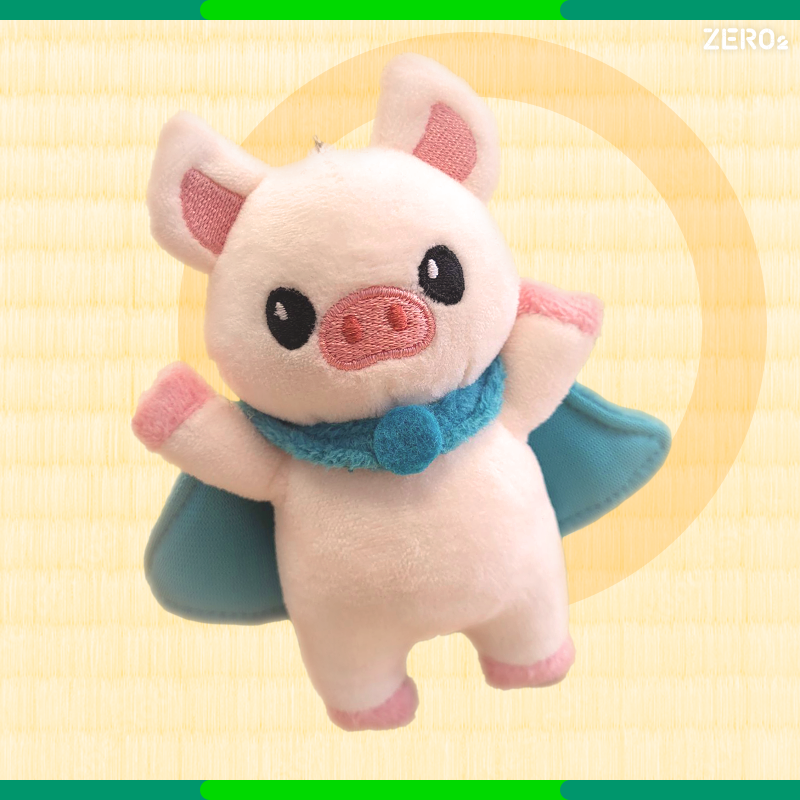 "Hold on ES Pig" Mini Doll Charm Keychain
